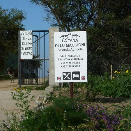 ファームステイ La Tana Di Lu Maccioni サンタ・テレーザ・ガッルーラ